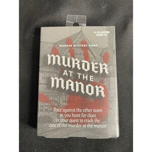 Professor Puzzle Murder at the Manor Mystery Scavenger Hunt Game 7118 New